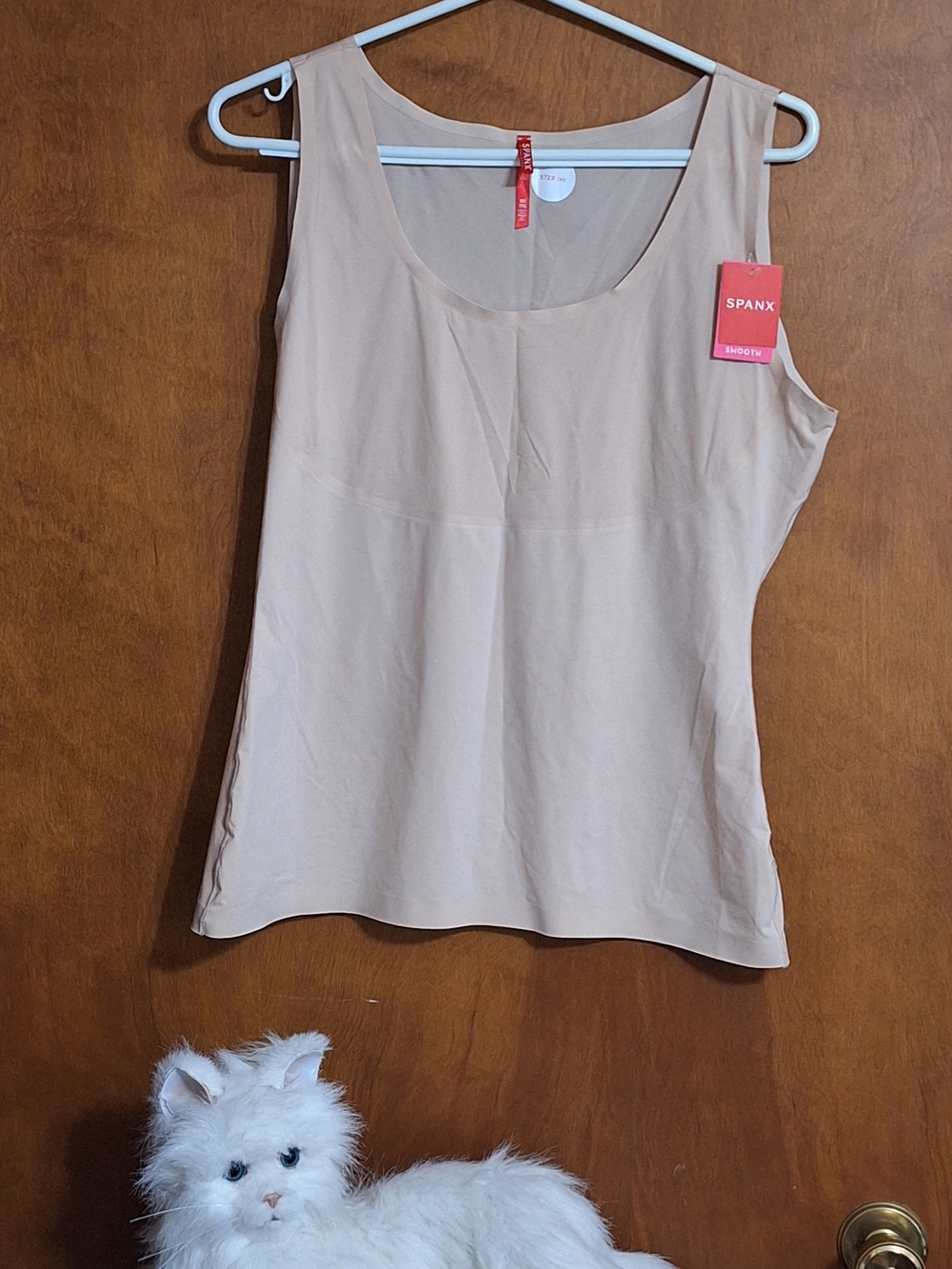 SPANX Nude Scoop Neck Shaping Tank